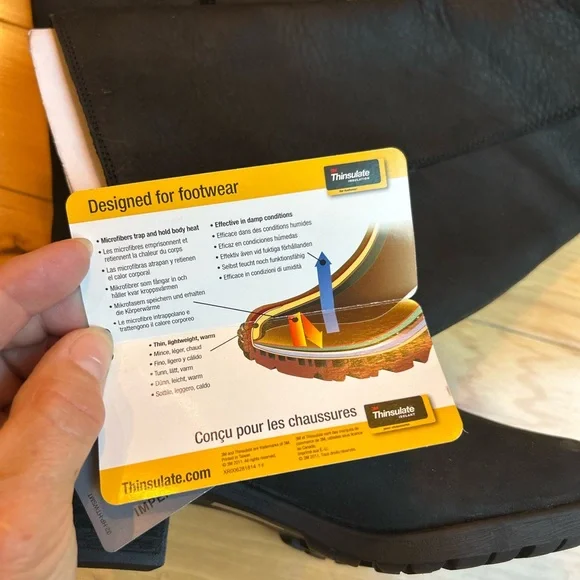 NWT Hush Puppies Black Waterproof Thinsulate Tall Women’s Boots - Picture 9 of 14